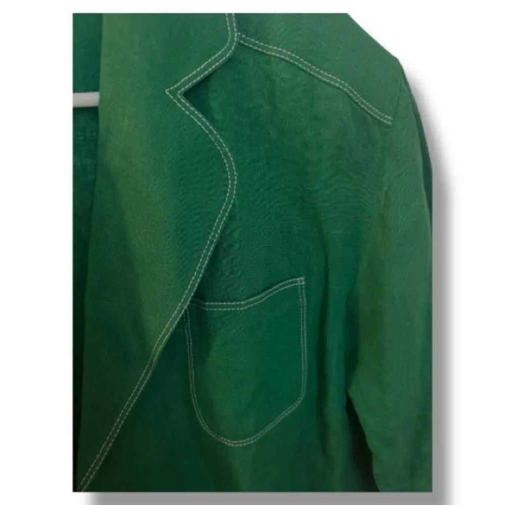 Vintage Christian Dior Lightweight Green Blazer